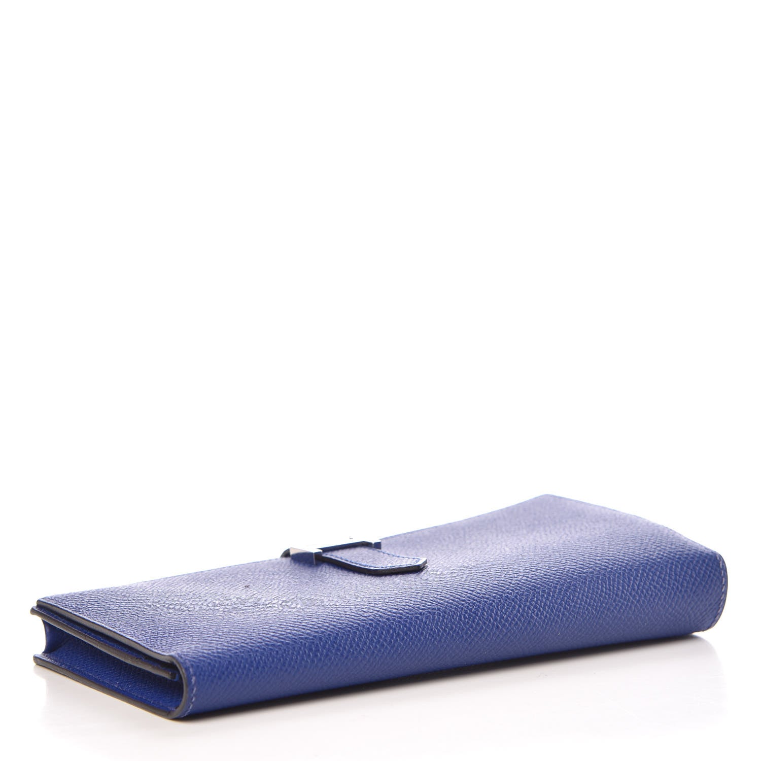 Hermes Epsom Bearn Gusset Wallet Bleu Electrique 4 of 9