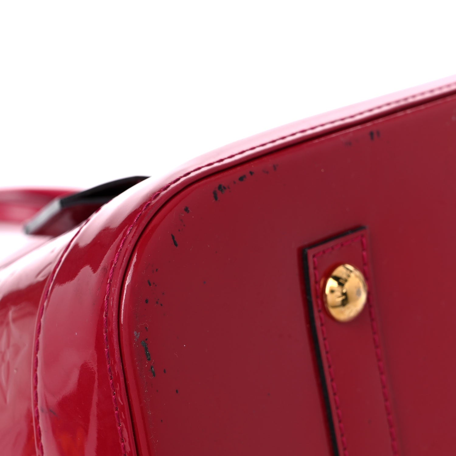Louis Vuitton Vernis Alma GM Rose Indien 7 of 23