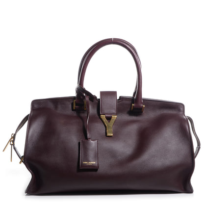 Saint Laurent Smooth Calfskin Medium Classic Y Cabas Bordeaux 1 of 10