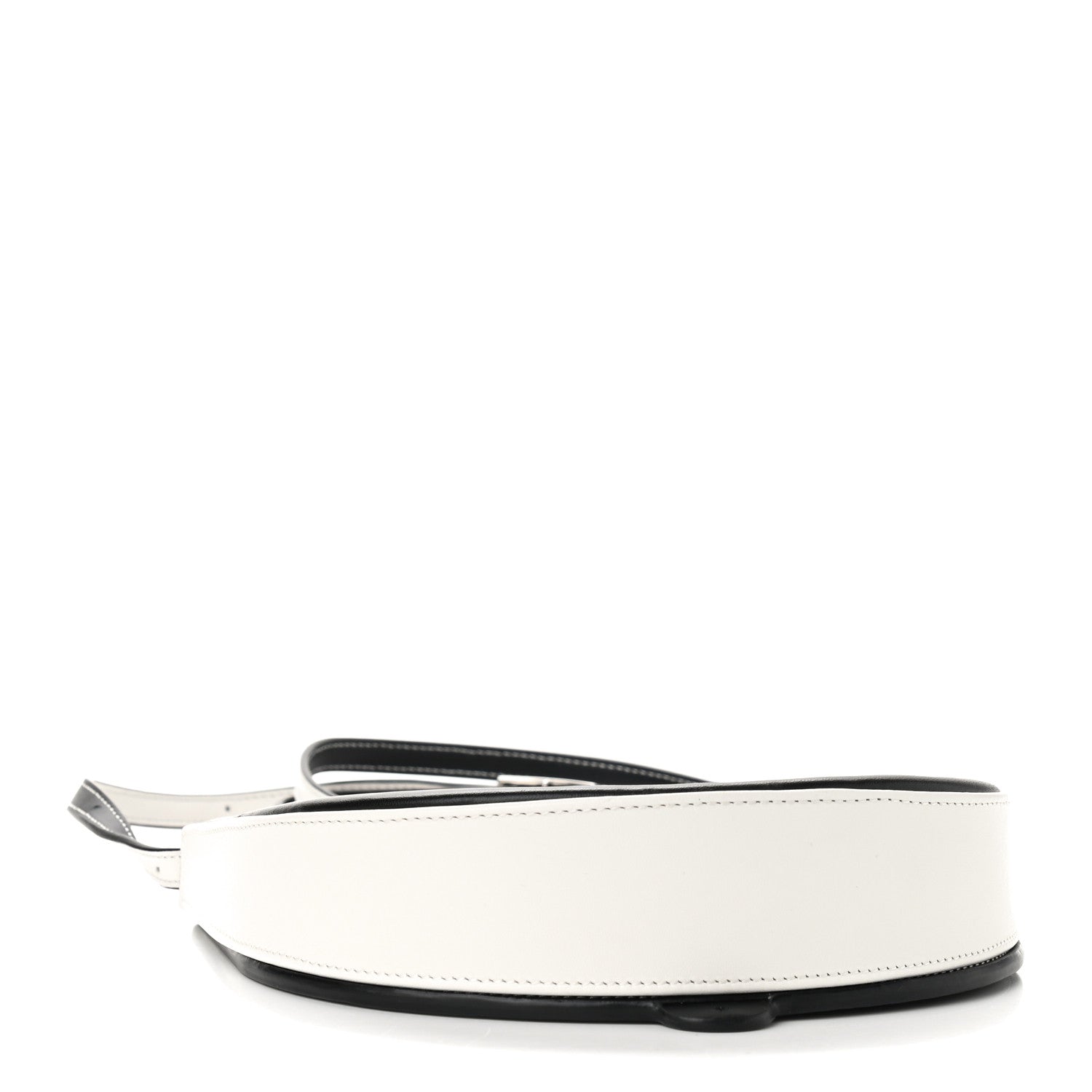 Loewe Soft Calfskin Heel Bag Black Soft White 4 of 9