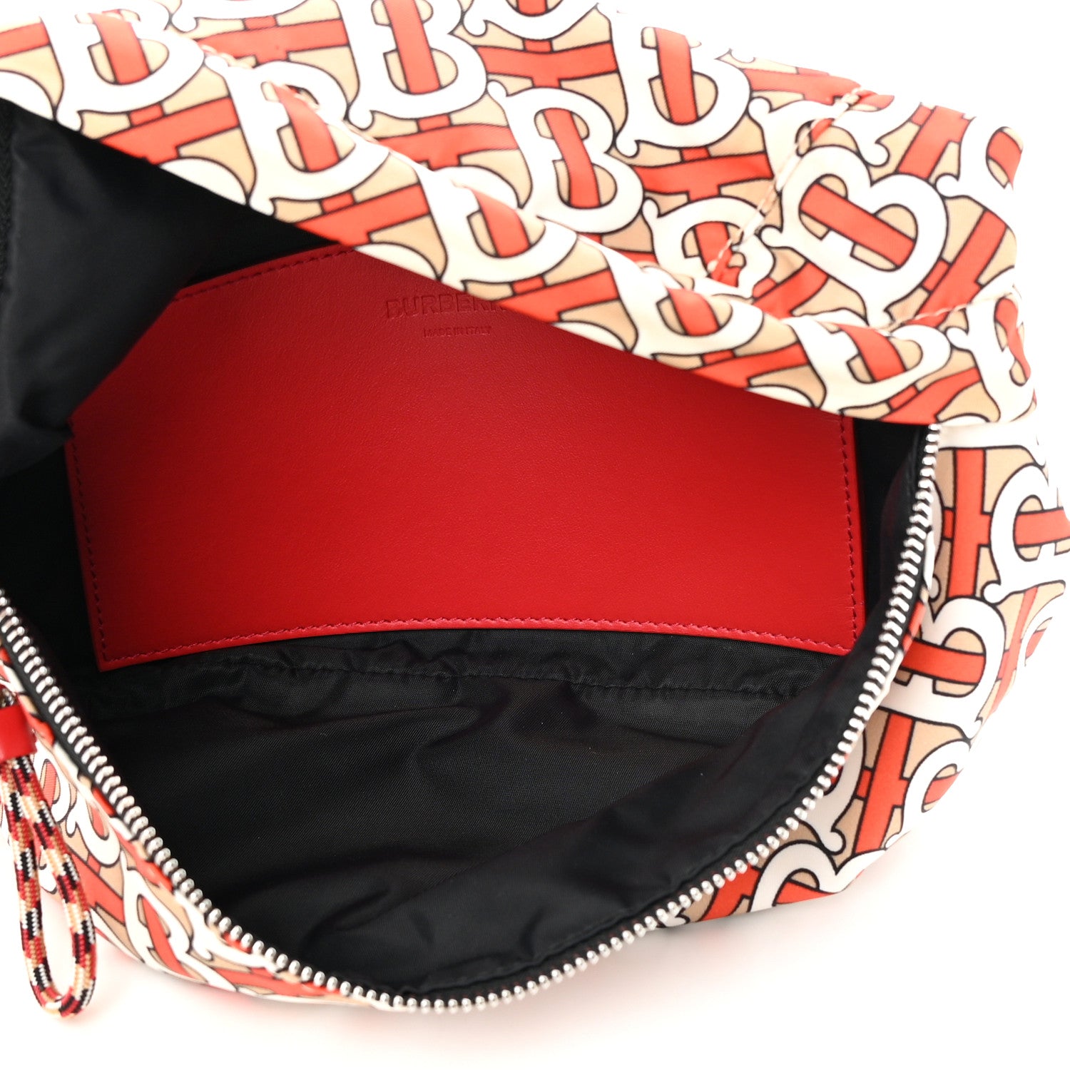Burberry Nylon Monogram TB Sonny Bum Bag Vermillion 5 of 11