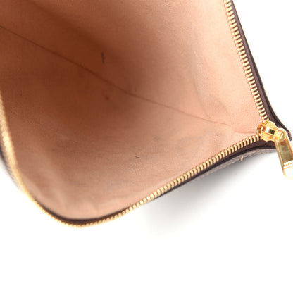Gucci GG Supreme Monogram Large Ophidia Pouch Clutch Brown 8 of 12