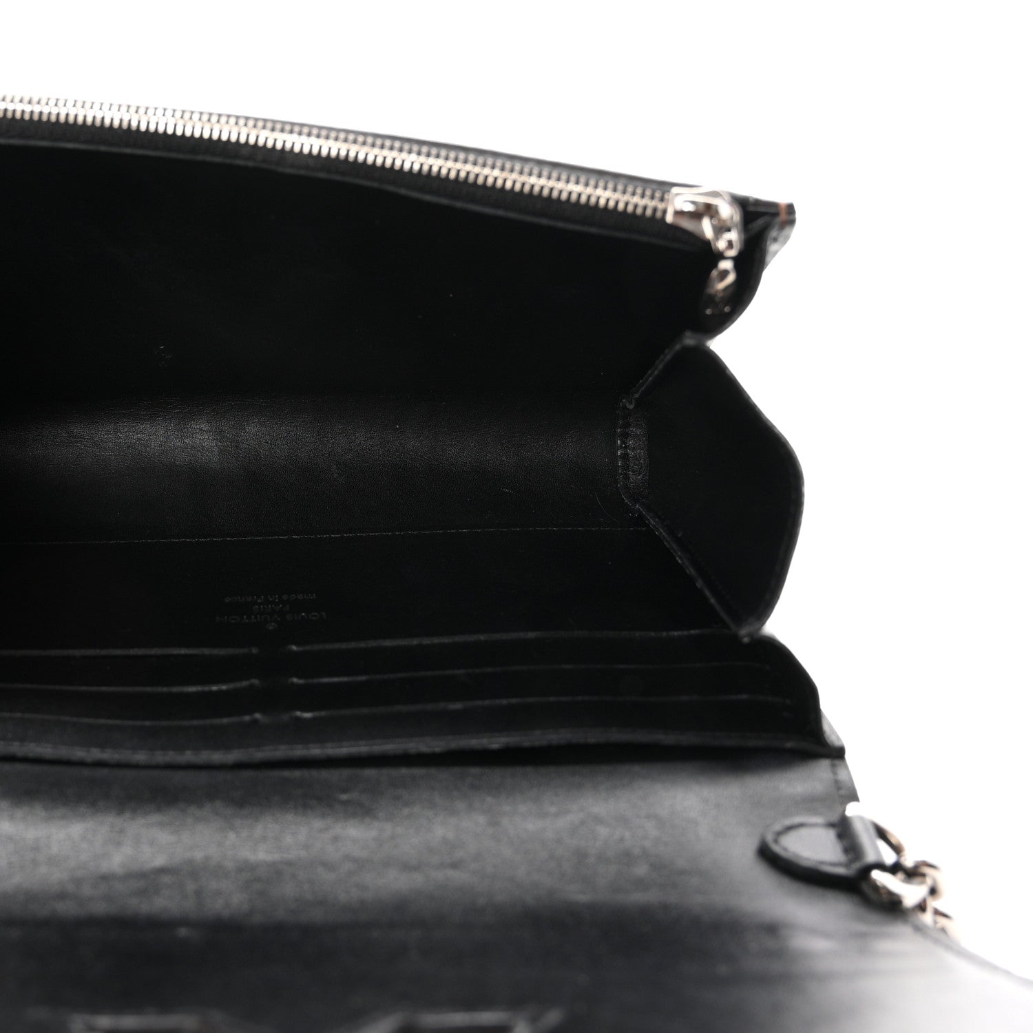 Louis Vuitton Transformed Damier Ebene Time Trunk Twist Chain Wallet 5 of 9