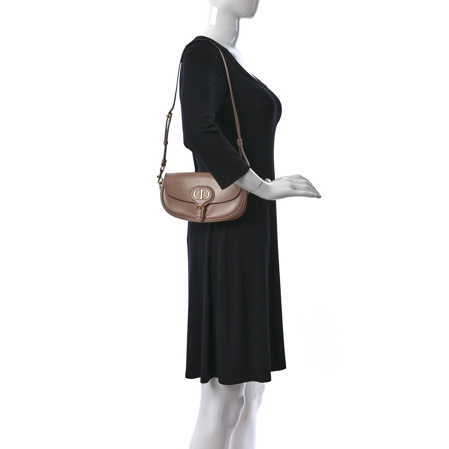 Box Calfskin East West Bobby Bag Blush
