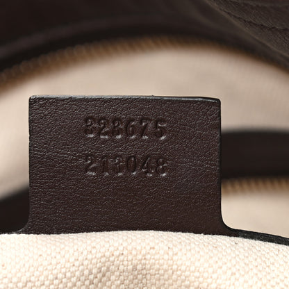 Gucci Guccissima Medium Miss GG Top Handle Bag Dark Brown 7 of 13