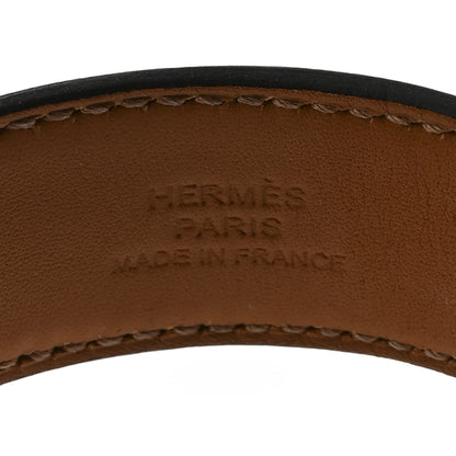 Hermes Madame Calfskin Collier De Chien CDC 24 Bracelet T3 Black 4 of 7