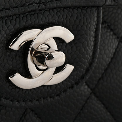 Chanel Caviar Quilted Medium Double Flap Black 11 of 13