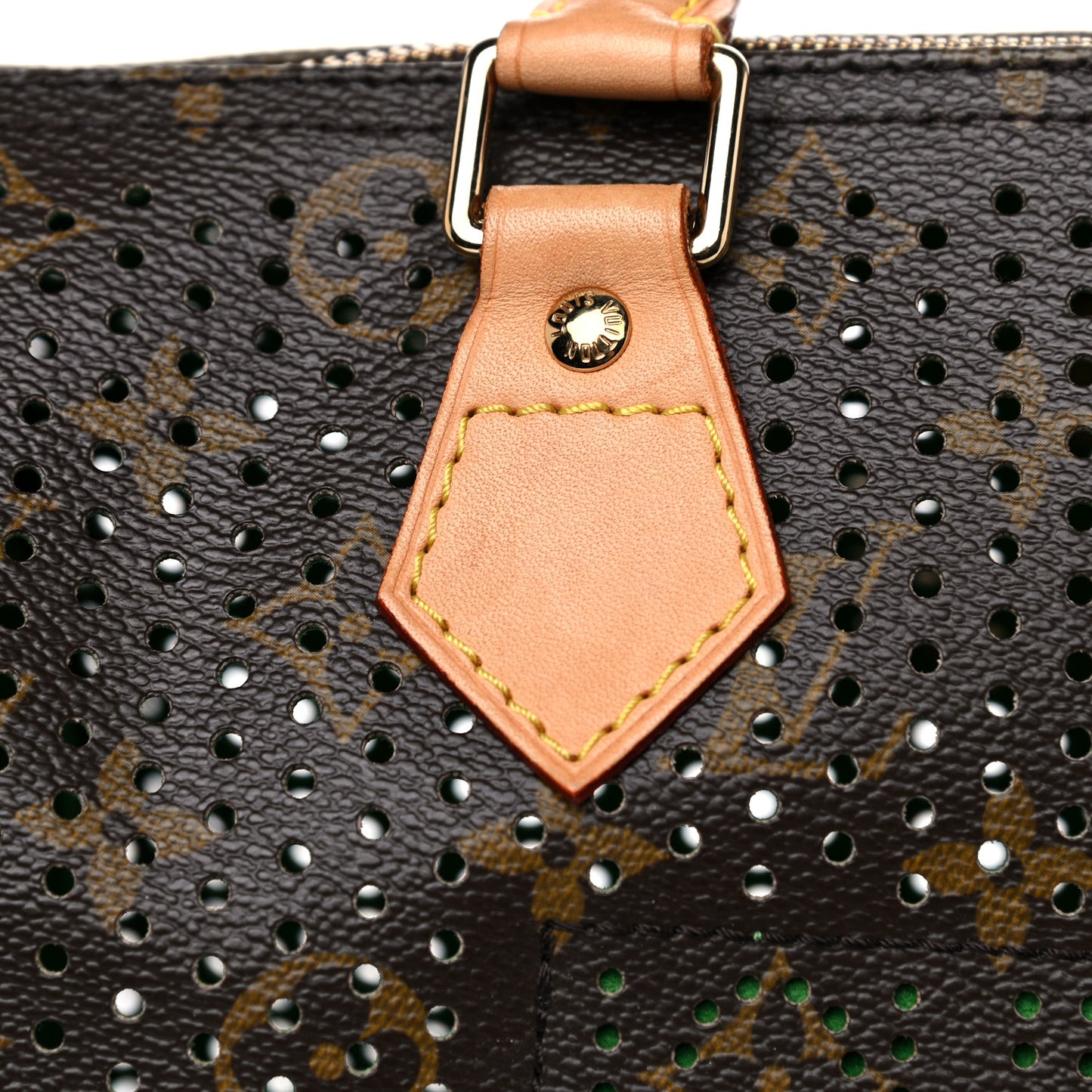 Monogram Perforated Speedy 30 Green