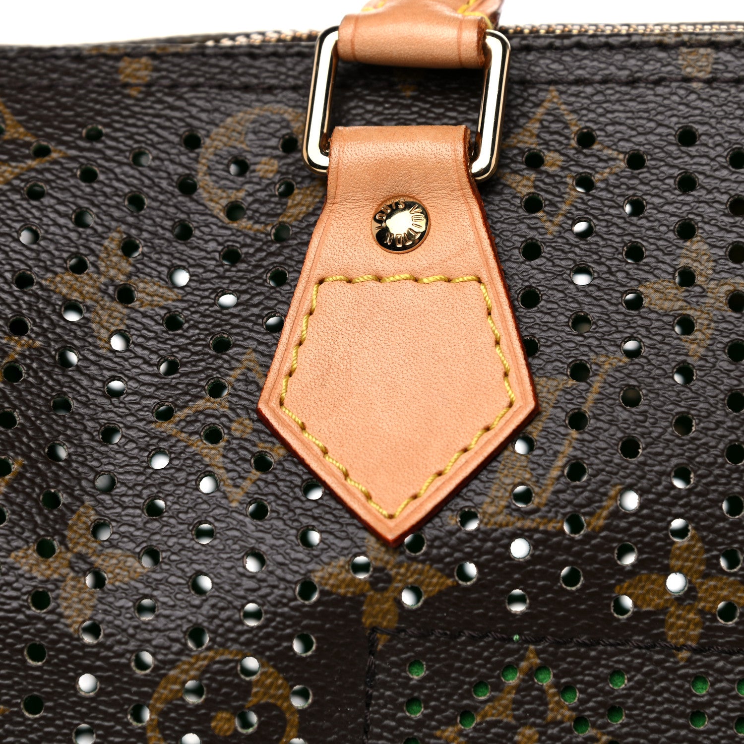 Louis Vuitton Monogram Perforated Speedy 30 Green 20 of 23