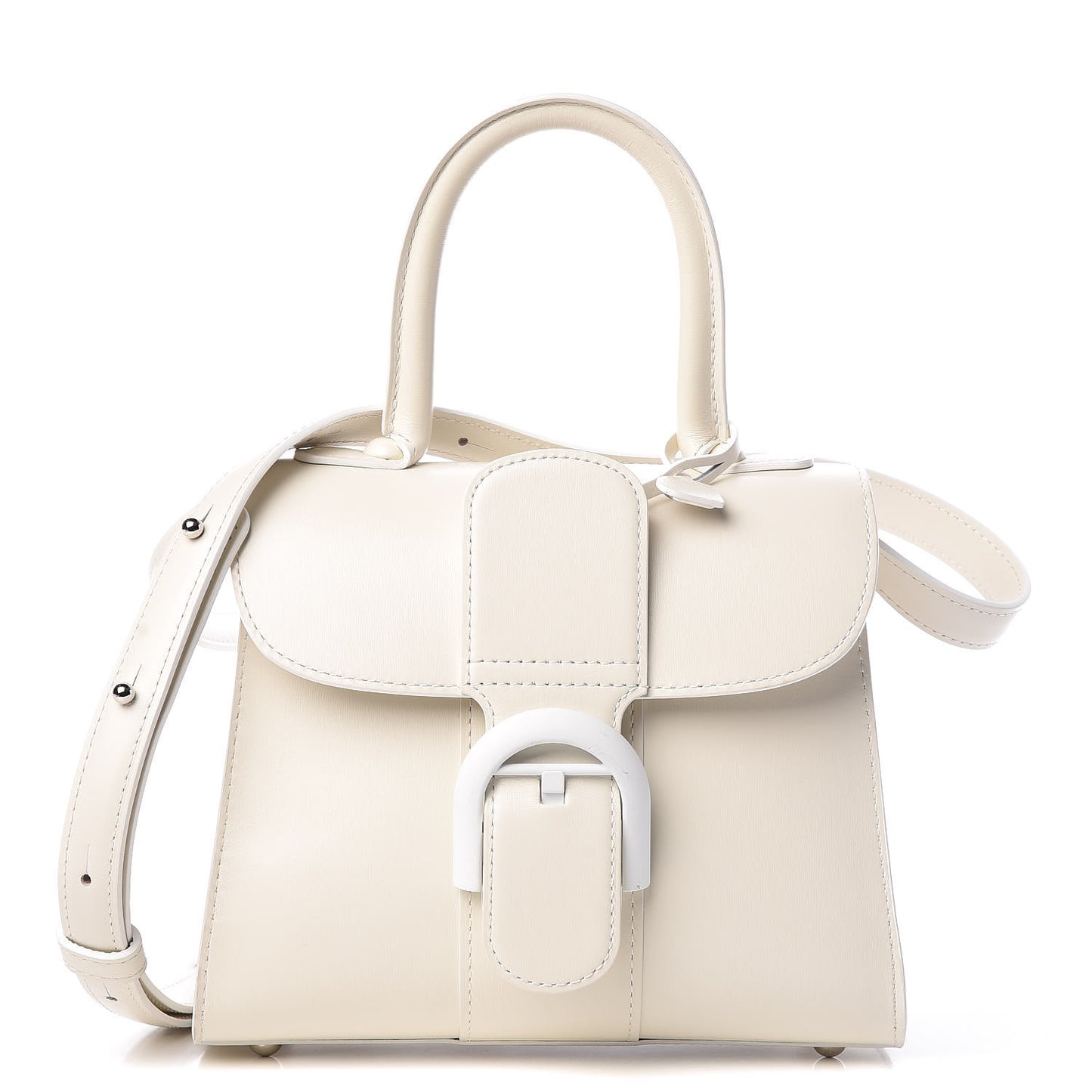 Calfskin Mini Brillant Satchel Ivory
