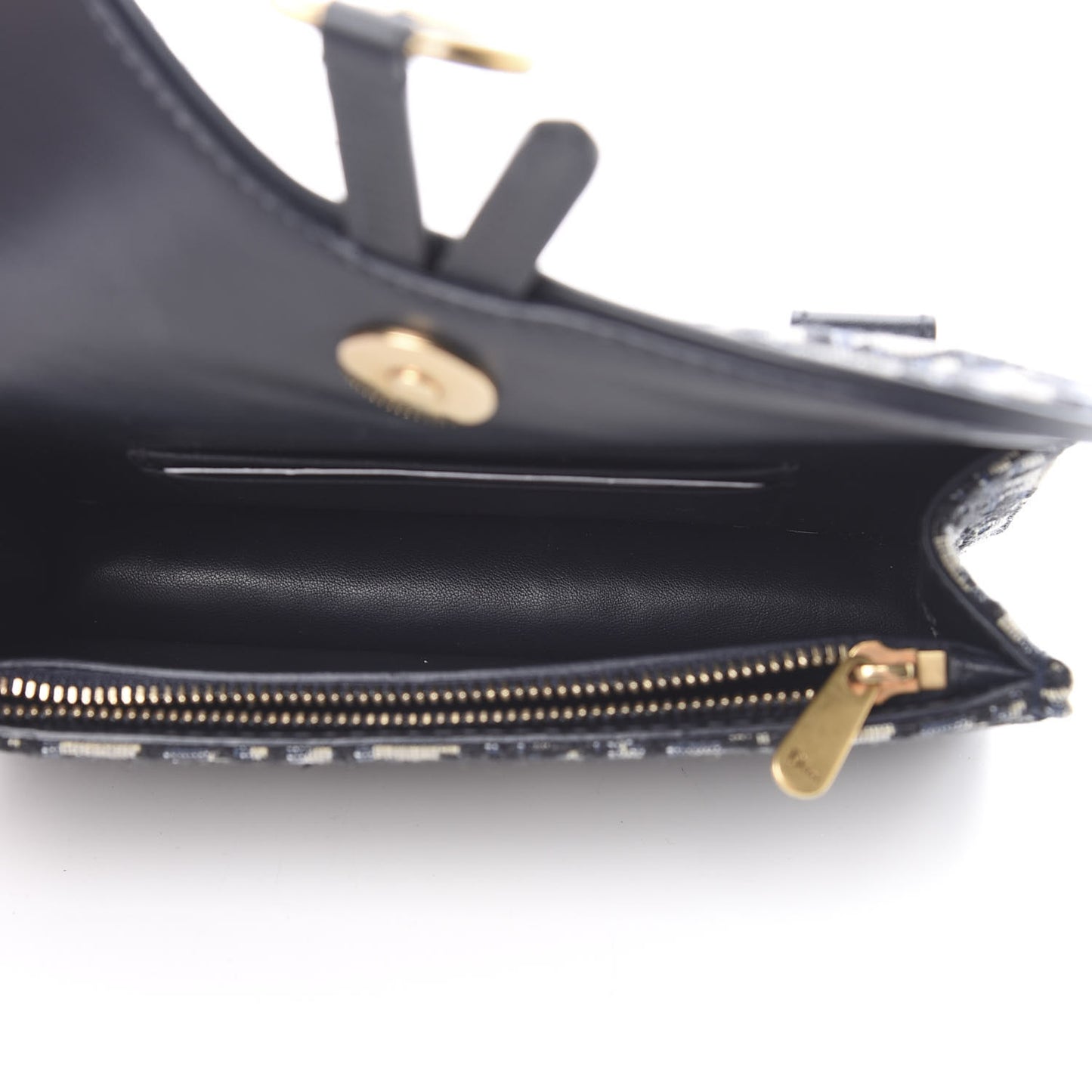 Oblique Saddle Belt Bag Blue