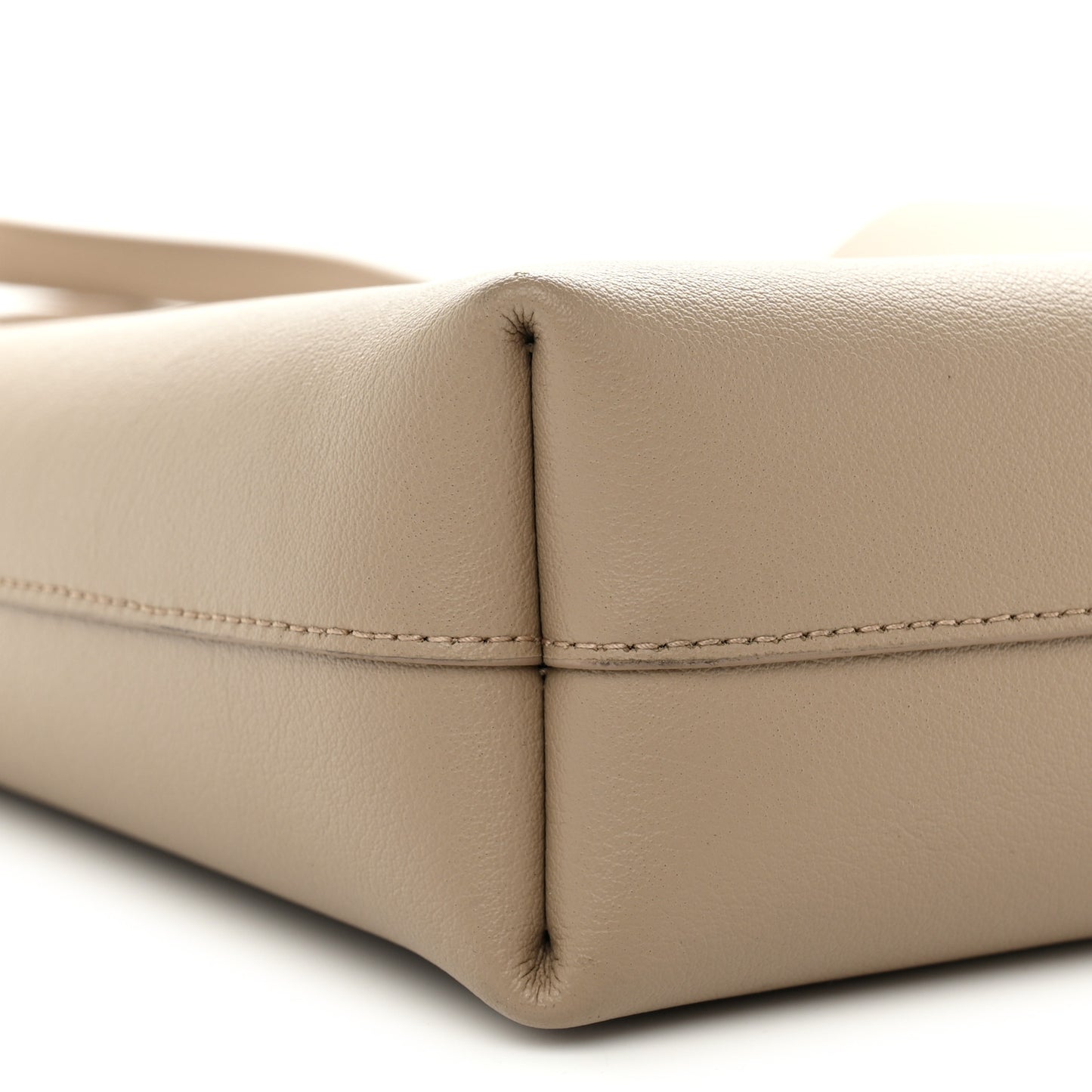 Calfskin Toy Shopping Tote Nude Powder