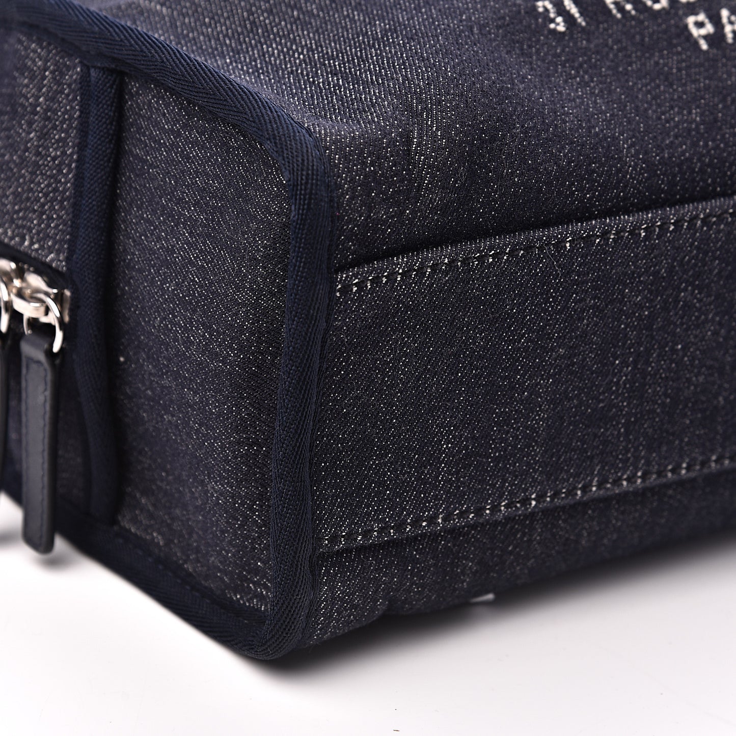 Denim Deauville Bowling Bag Dark Blue