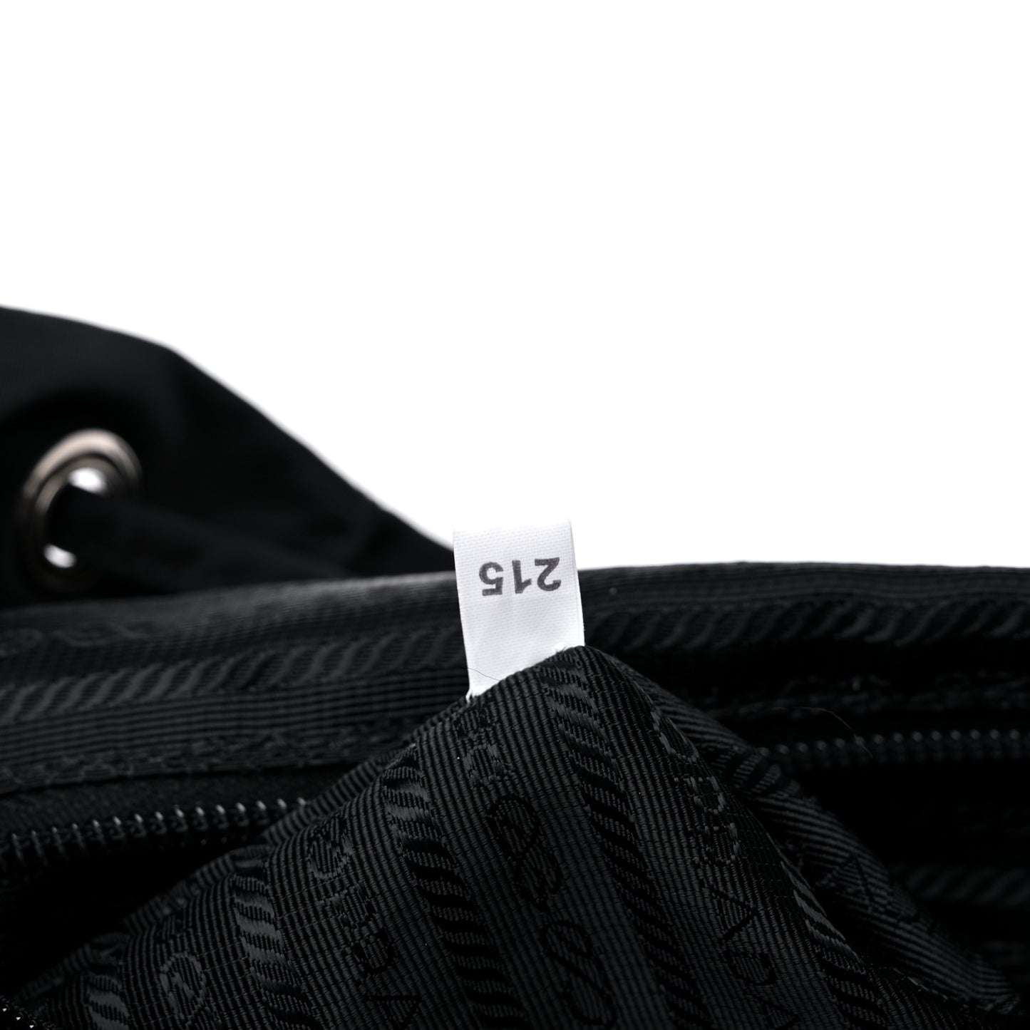 Nylon Tessuto Saffiano Backpack Black