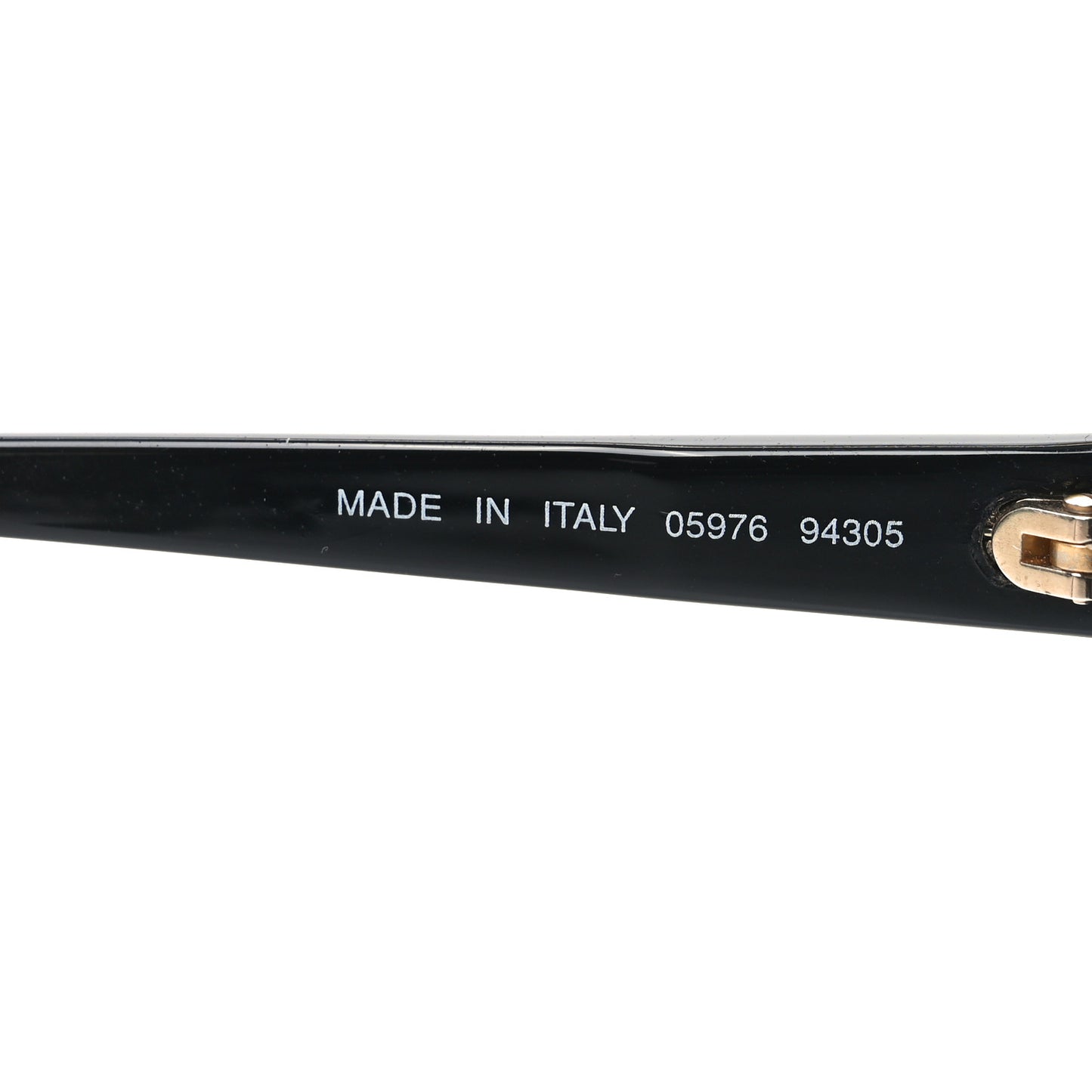 Acetate CC Logo Round Sunglasses 05976 Black