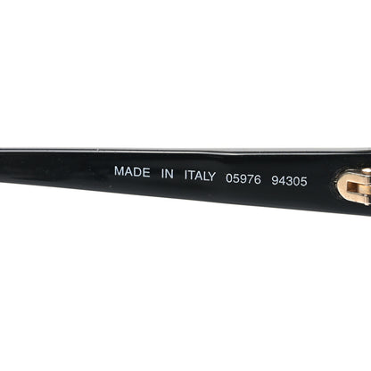 Chanel Acetate CC Logo Round Sunglasses 05976 Black 6 of 7