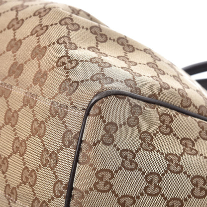 Gucci Monogram Medium Sukey Tote Dark Brown 10 of 11