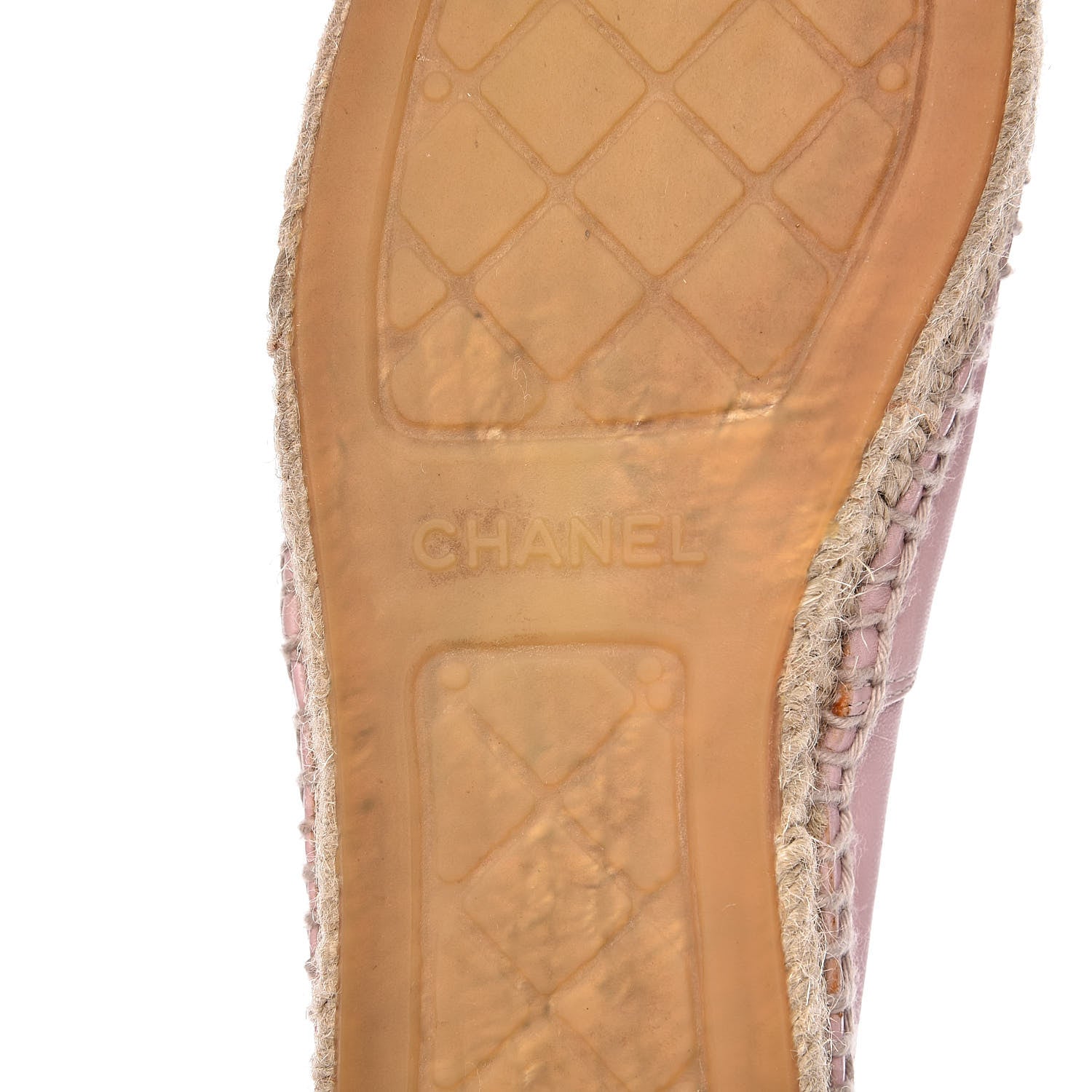 Chanel Lambskin CC Espadrilles 39 Light Pink 7 of 11