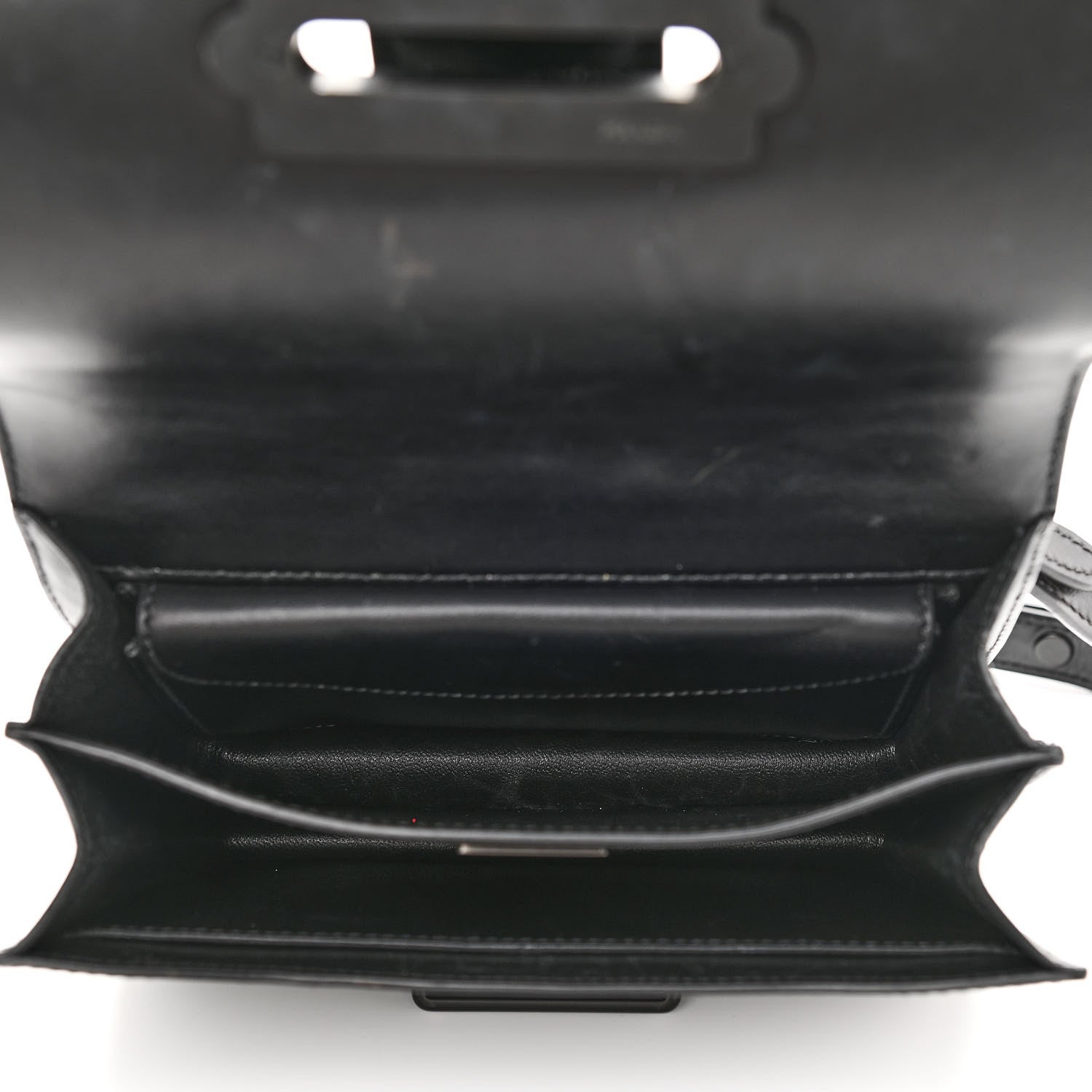 Prada City Calfskin Saffiano Cahier Bag Black 5 of 16