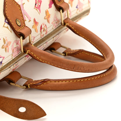 Louis Vuitton Watercolor Aquarelle Speedy 35 White 9 of 9