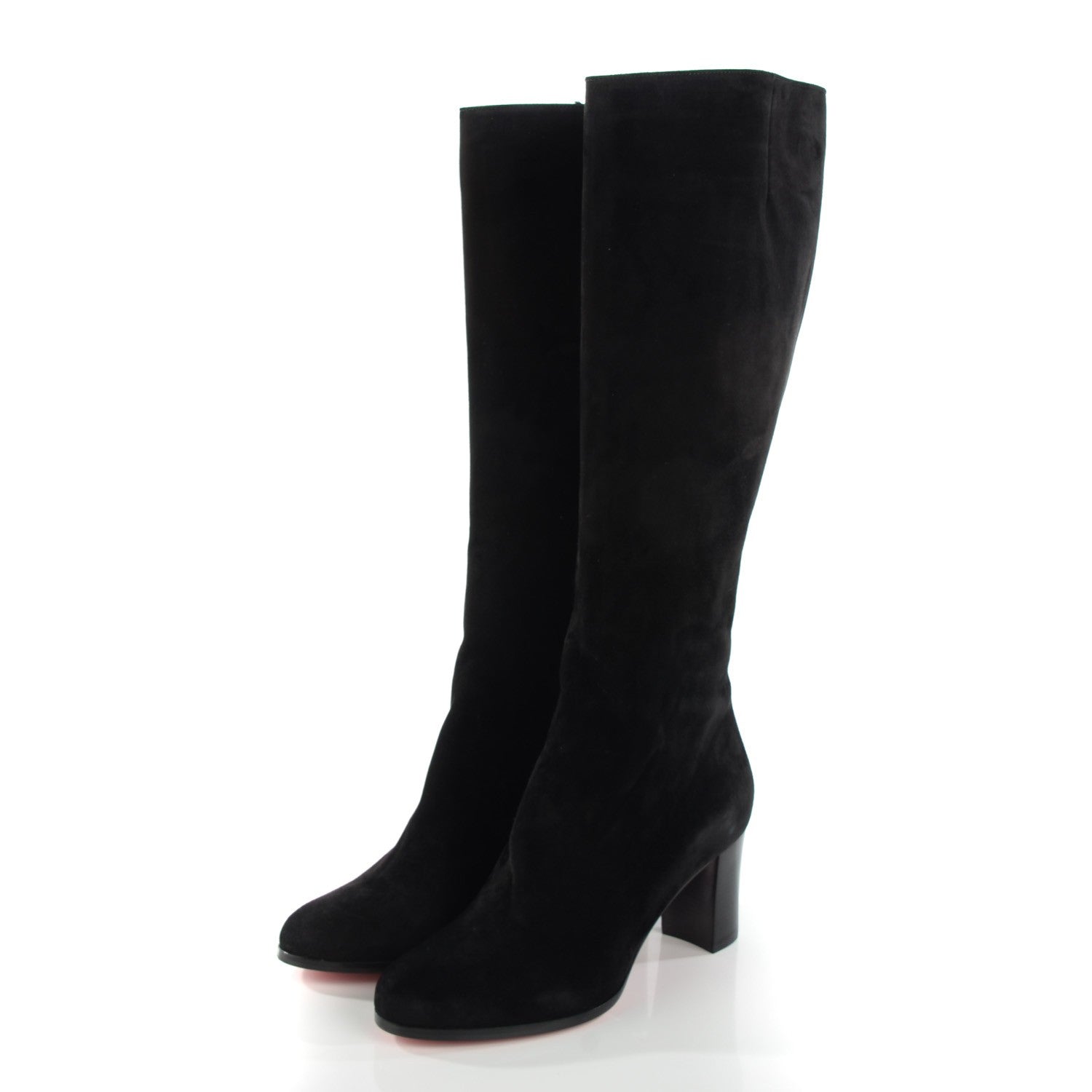 Christian Louboutin Veau Velours Yvonne 60 Boots 39.5 Black 3 of 8