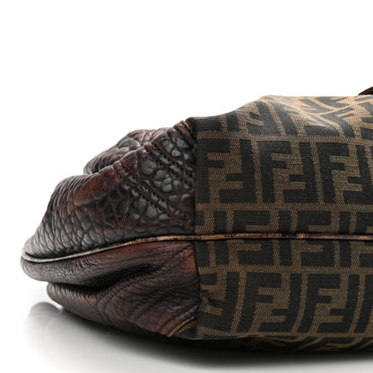 Fendi Zucca Nappa Nuvolata Vitello Tortuga Spy Tobacco Moro 10 of 15