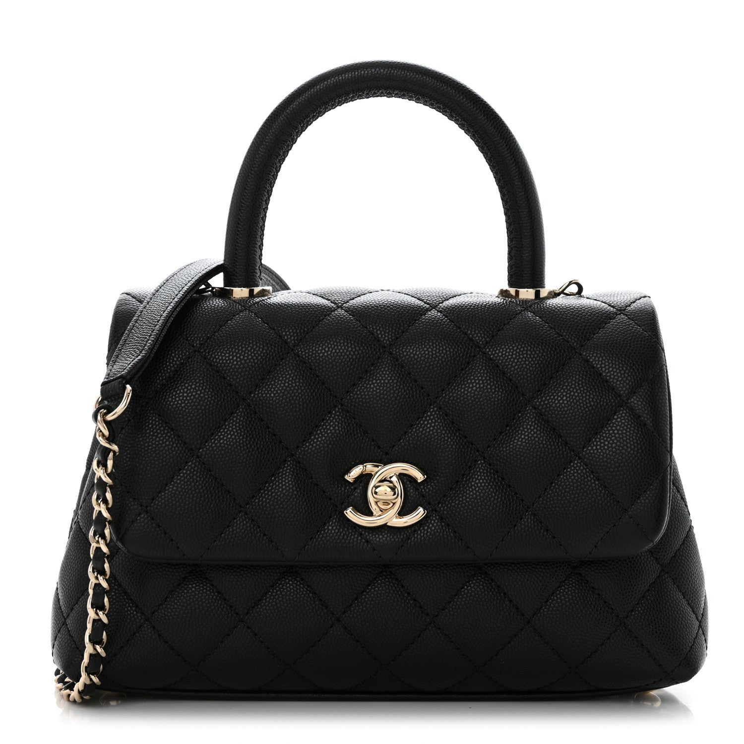 Chanel Caviar Quilted Mini Coco Handle Flap Black 1 of 11