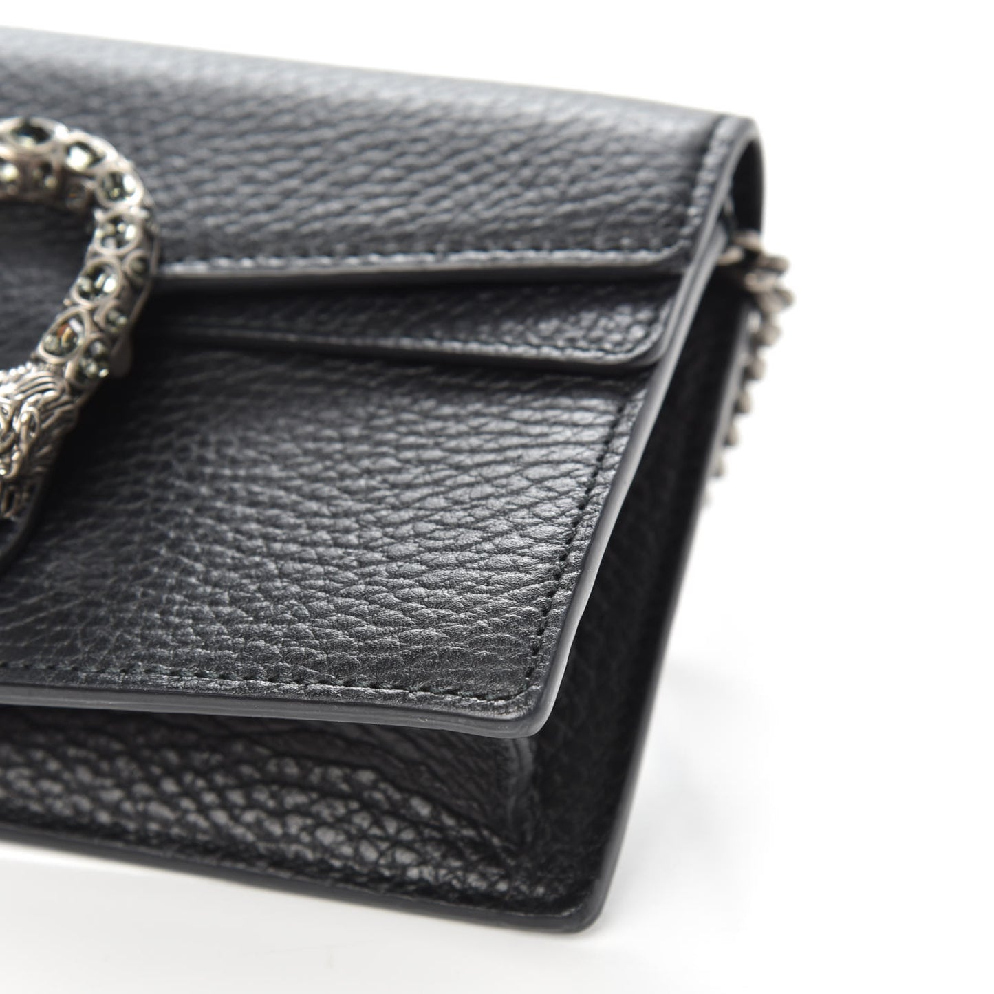 Calfskin Super Mini Dionysus Shoulder Bag Black