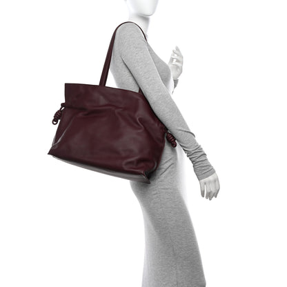 Loewe Calfskin Large Flamenco Knot Bag Dark Burgundy 2 of 10