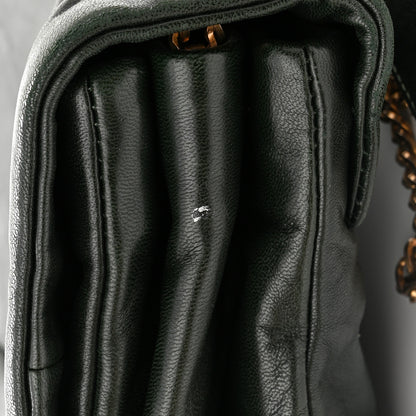 Lanvin Lambskin Quilted Medium Sugar Flap Shoulder Bag Bottle Green 13 of 14