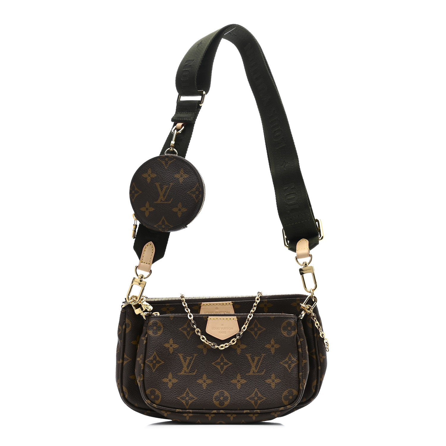 Louis Vuitton Monogram Multi Pochette Accessories Kaki 1 of 21