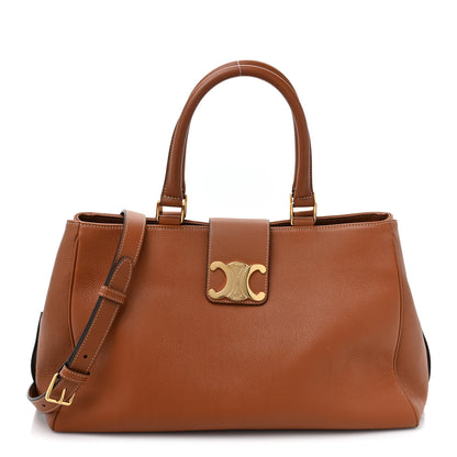 Celine Supple Calfskin Medium Appoline Tan 1 of 9