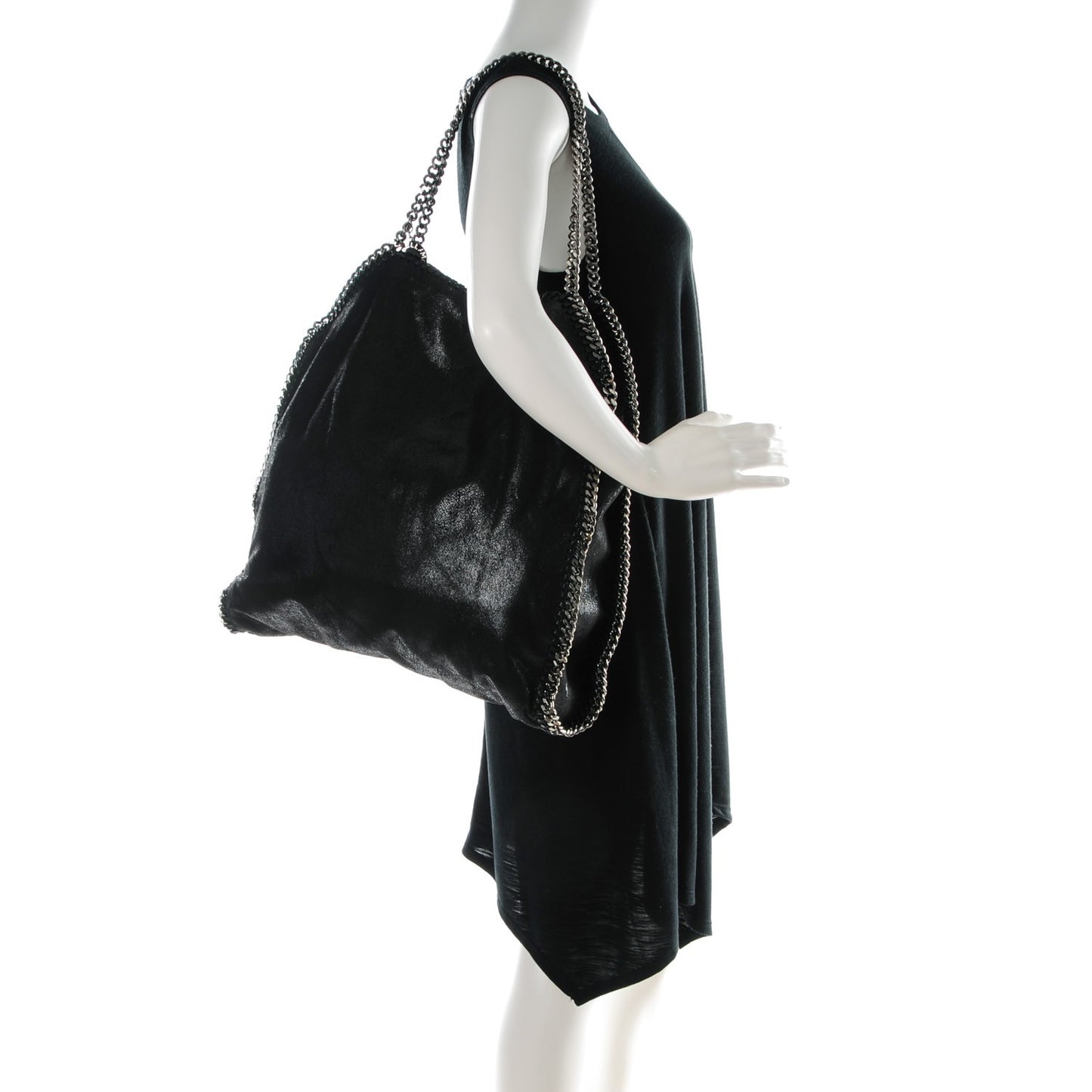 Shaggy Deer Big Falabella Tote Black