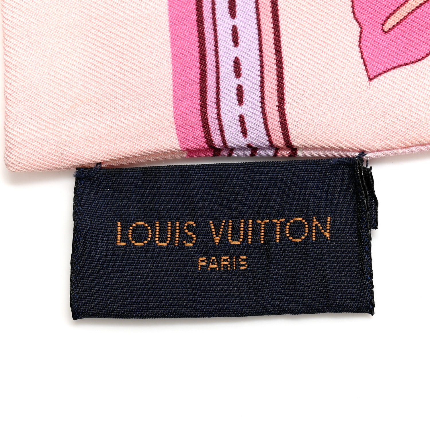 Louis Vuitton Silk Monogram Superstition Bandeau Rose Clair 3 of 8