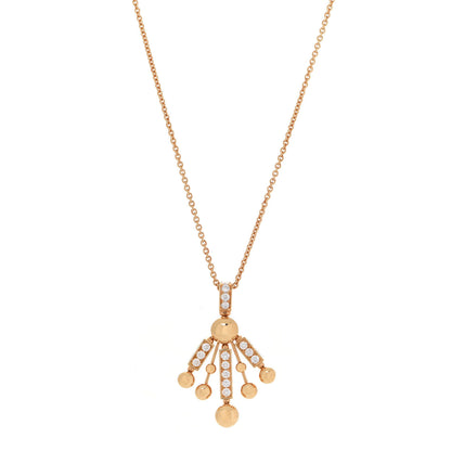 Bulgari 18K Yellow Gold Diamond Astrale Fireworks Necklace 1 of 7