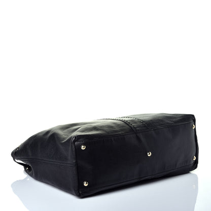 Saint Laurent Calfskin Reversible Double Sac Y Tote Gold Black 6 of 14