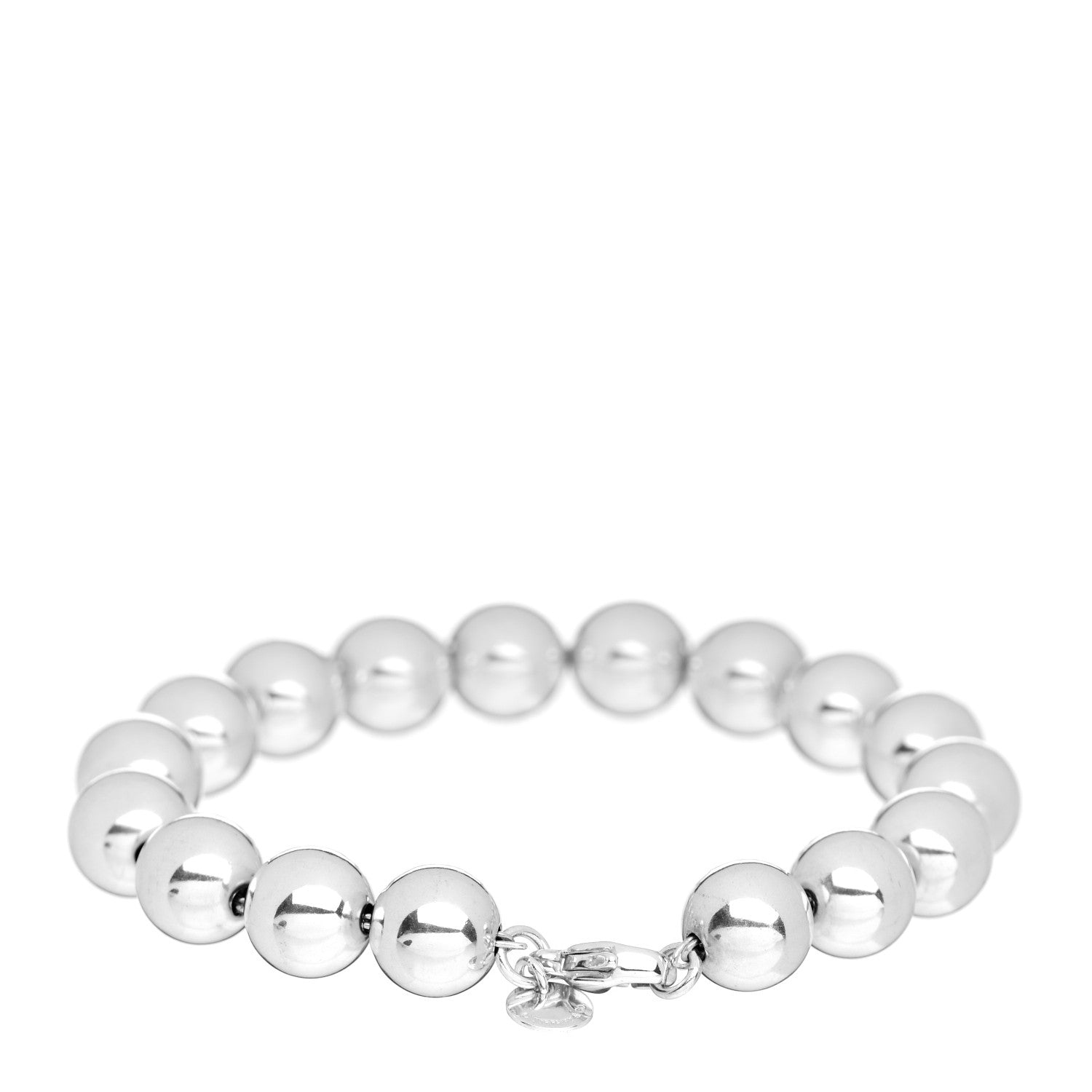 Tiffany Sterling Silver 10mm HardWear Ball Bracelet 3 of 4