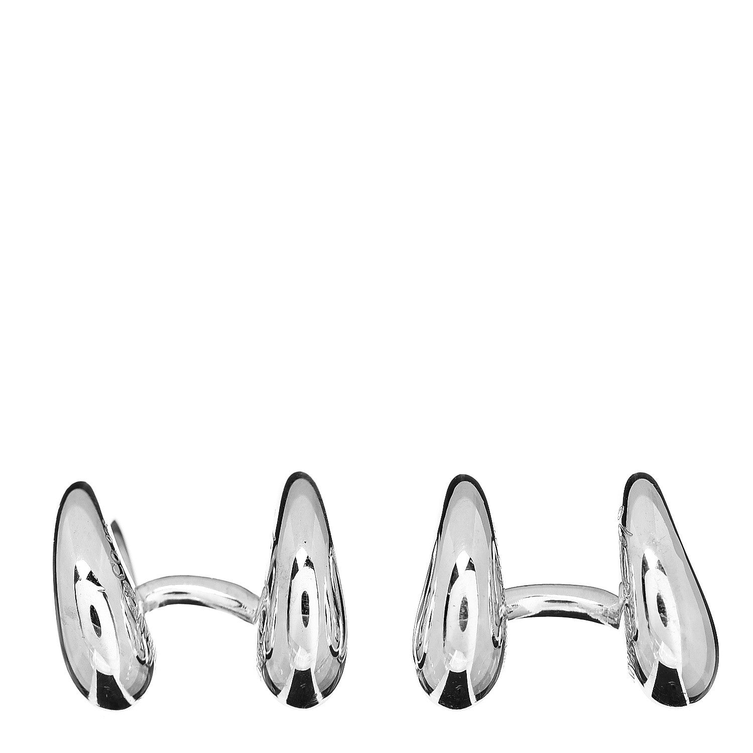 Tiffany Sterling Silver Elsa Peretti Eternal Circle Cufflinks 2 of 3