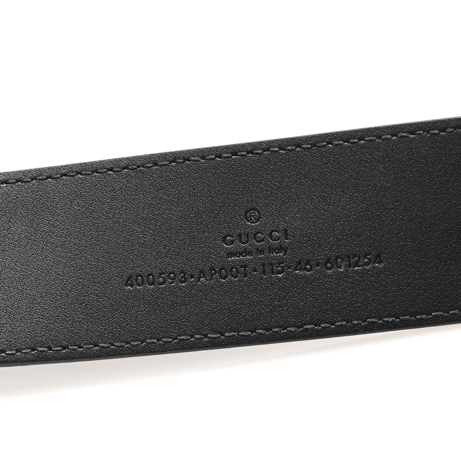 Gucci Calfskin Double G 40mm Belt 115 46 Black 4 of 4