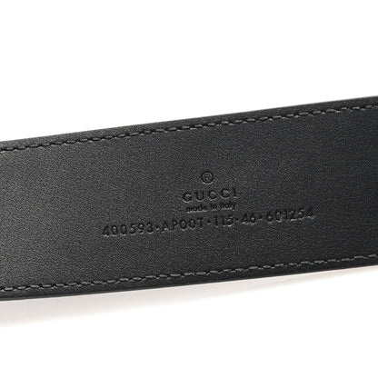 Gucci Calfskin Double G 40mm Belt 115 46 Black 4 of 4