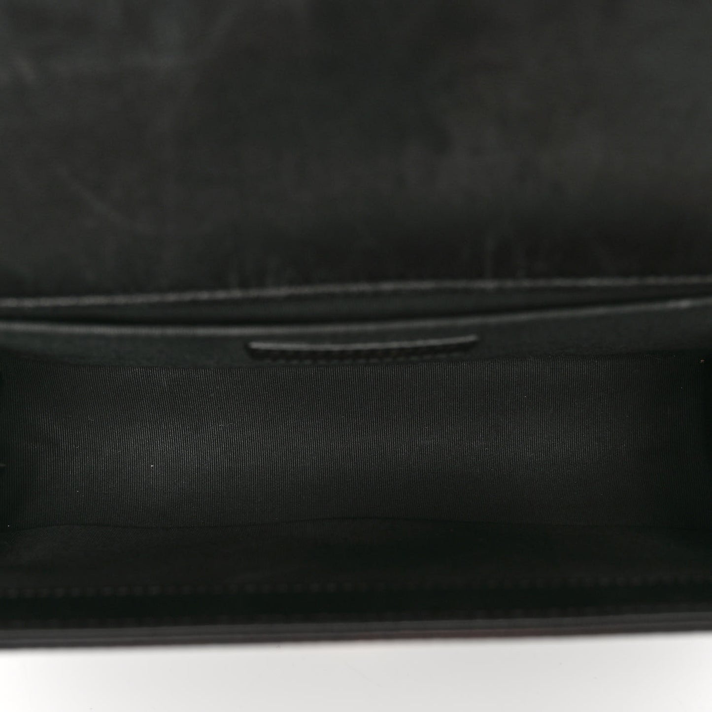 Lambskin Quilted Medium Boy Flap Black