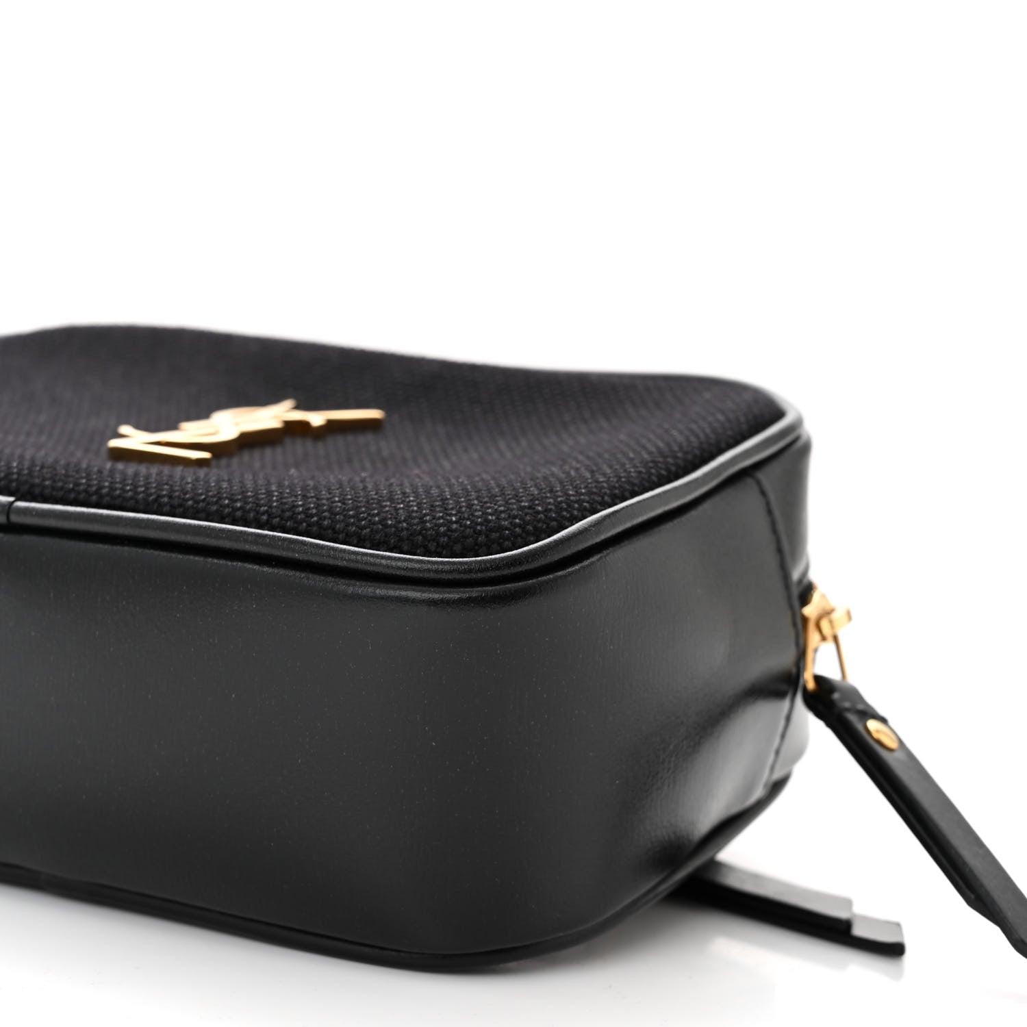 Saint Laurent Calfskin Canvas Monogram Lou Belt Bag Black 10 of 10