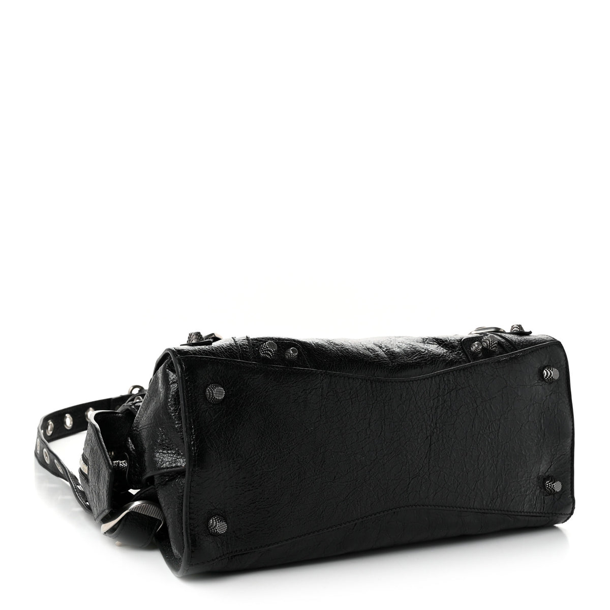 Agneau Arena Small Neo Cagole City Handbag Black