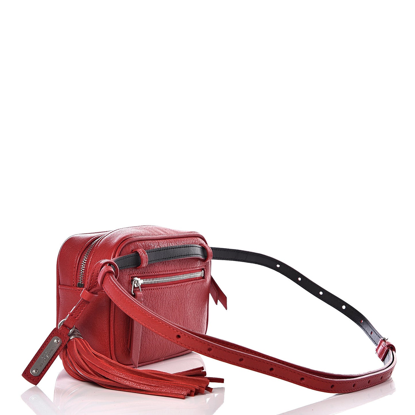 Lambskin Monogram Lou Belt Bag Red