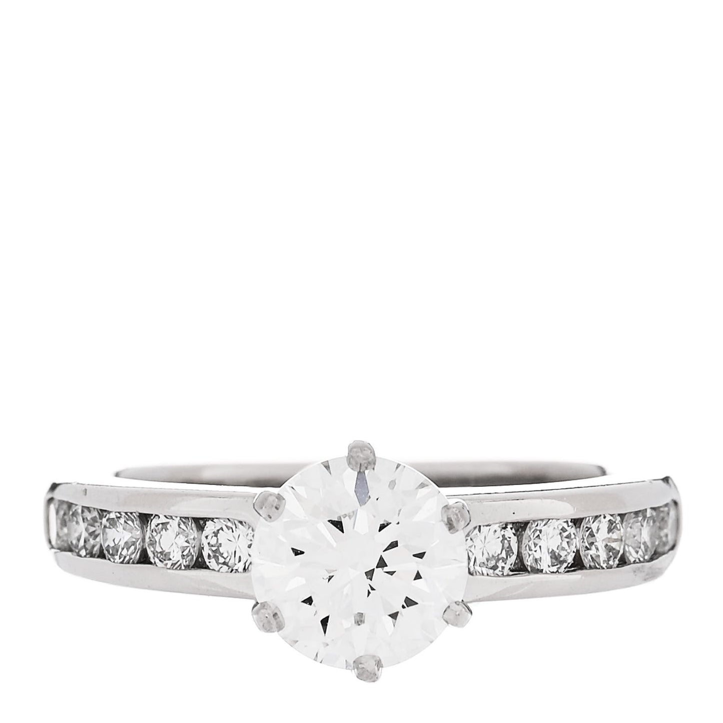 Platinum Diamond .99ct Channel-Set Engagement Ring 47 4.25