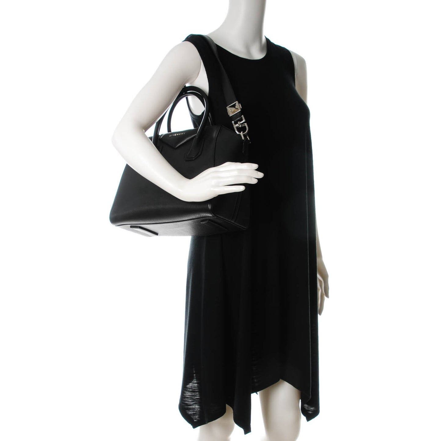 Sugar Goatskin Small Antigona Black