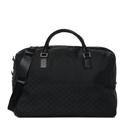 Gucci Denim Monogram Large Duffle Black 1 of 9