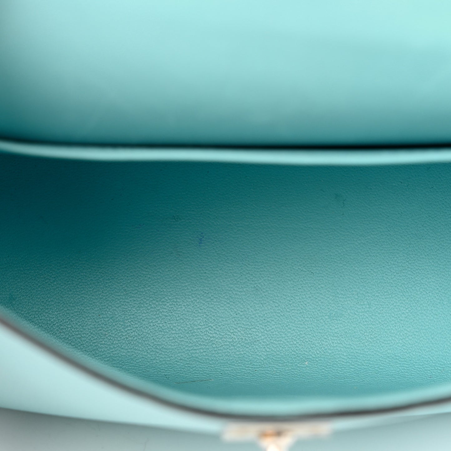 Epsom Mini Kelly Sellier 20 Bleu Zephyr