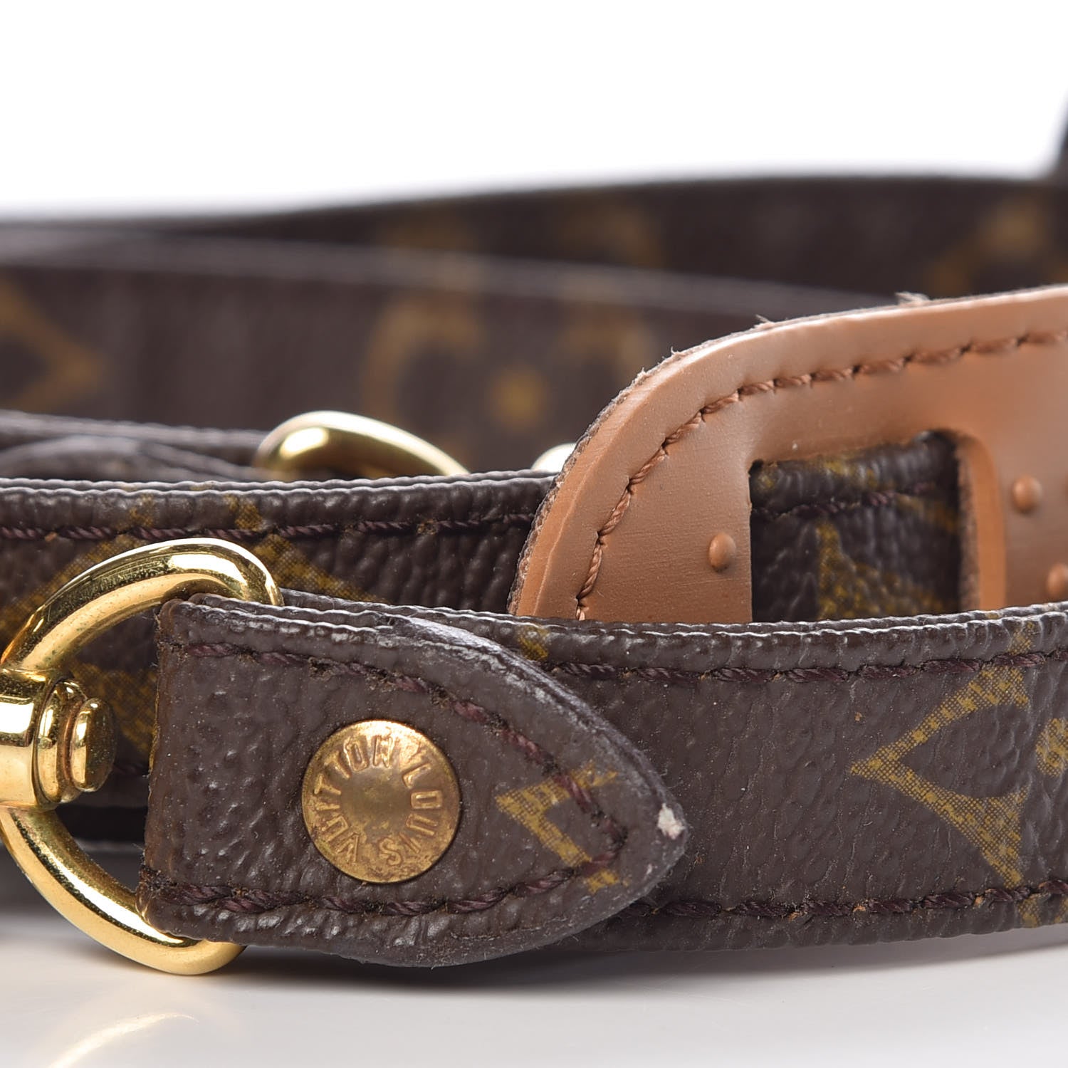 Louis Vuitton Monogram 16mm Shoulder Strap 4 of 7