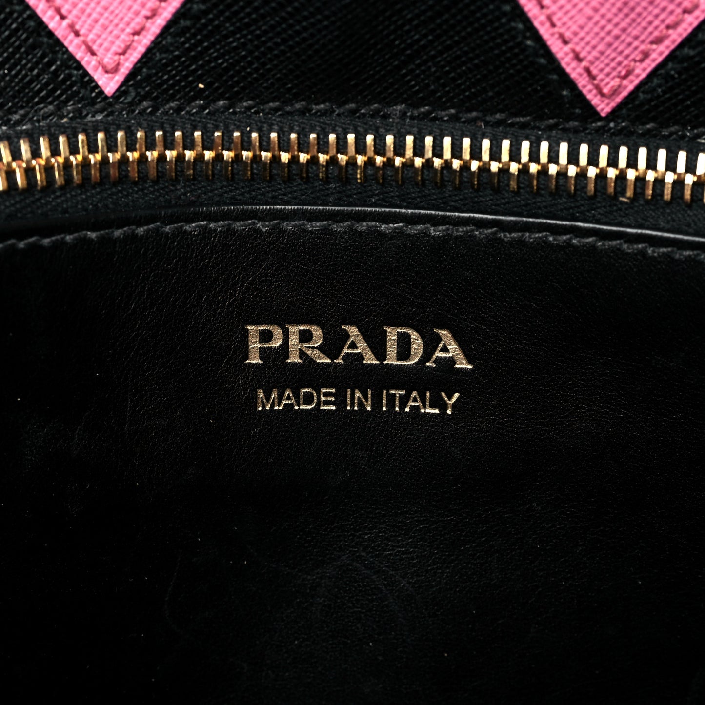 Saffiano City Calfskin Greche Paradigme Bag Black Begonia